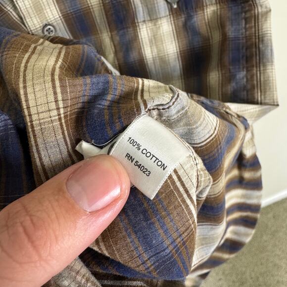 Banana Republic Button Up Cotton Long Sleeve Shirt US Men's XL - Picture 5 of 7